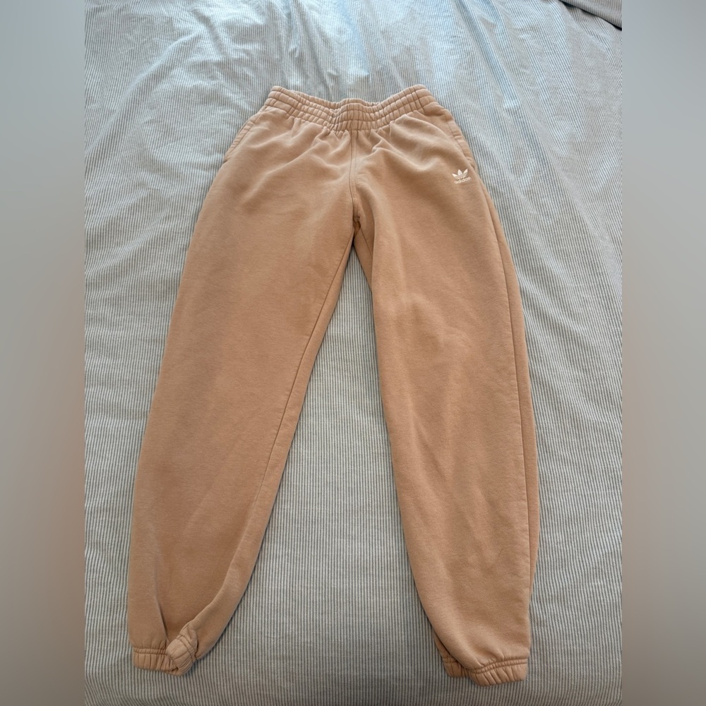 Adidas Womens Beige Joggers